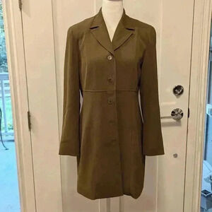 Renfrew Vintage Lightweight Peacoat Style Coat, Size 4, Brown